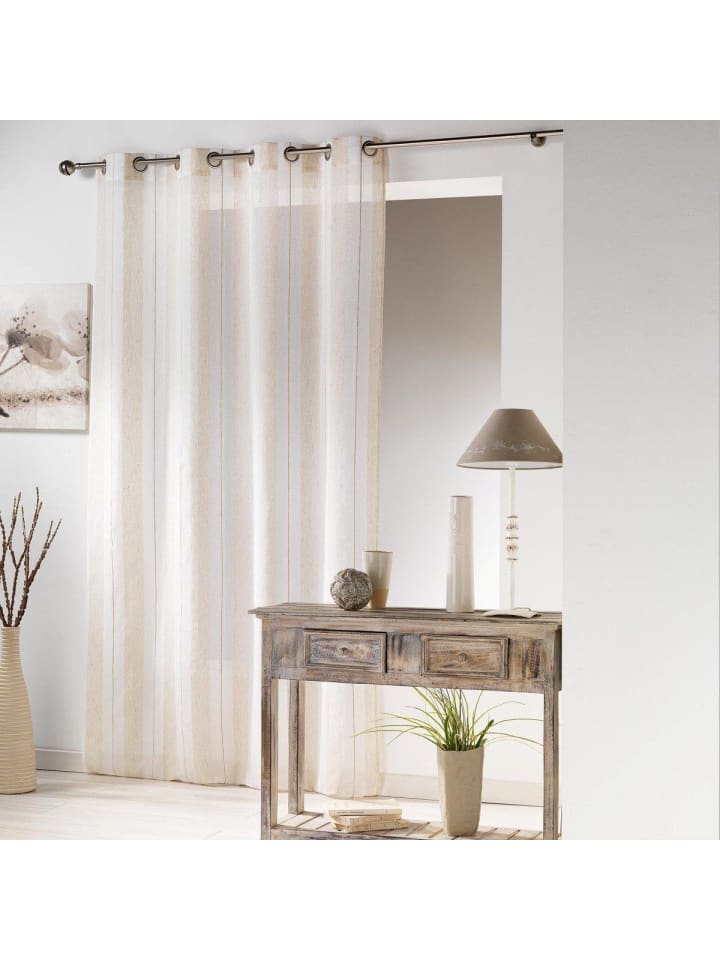 Douceur d’Intérieur Gardine in beige günstig kaufen onesize