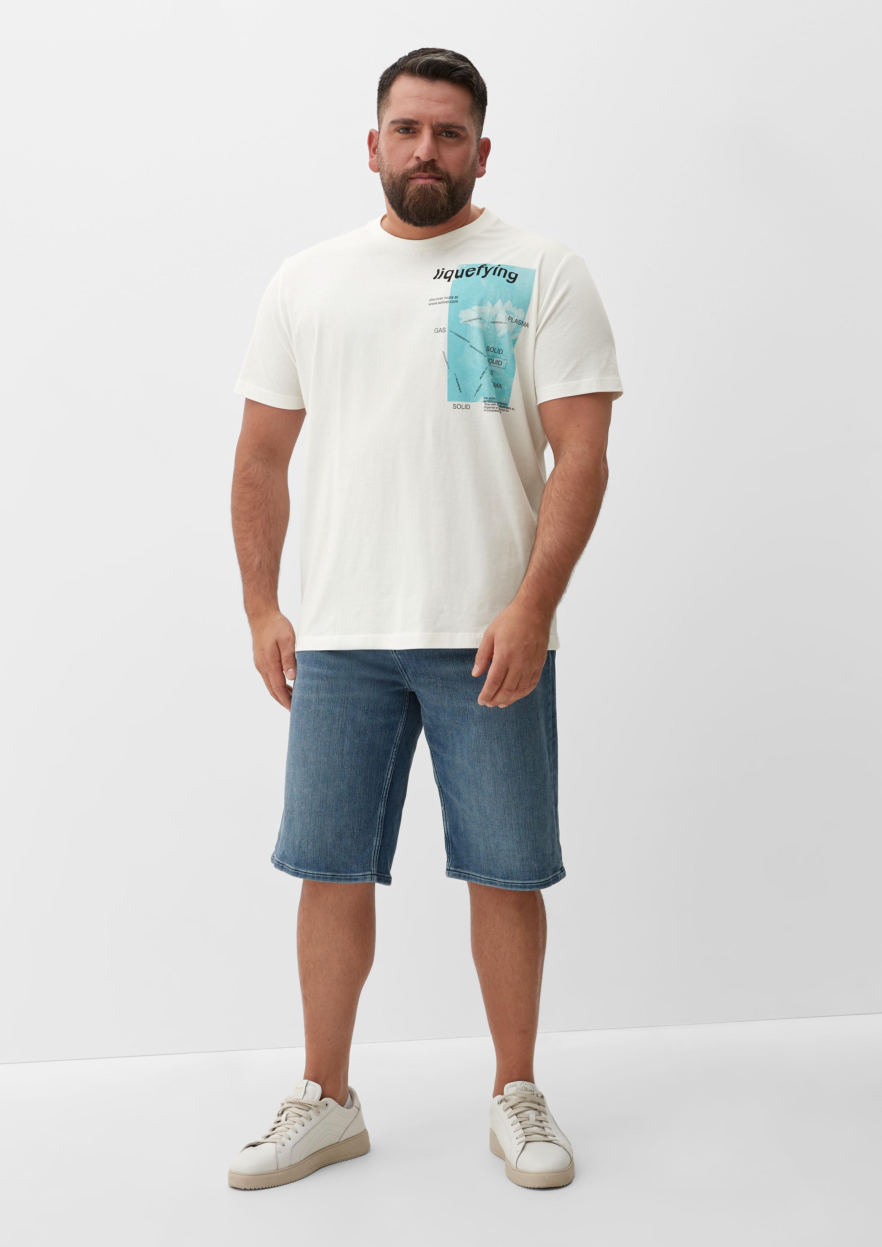 T-Shirt mit Frontprint  2133259-01D1