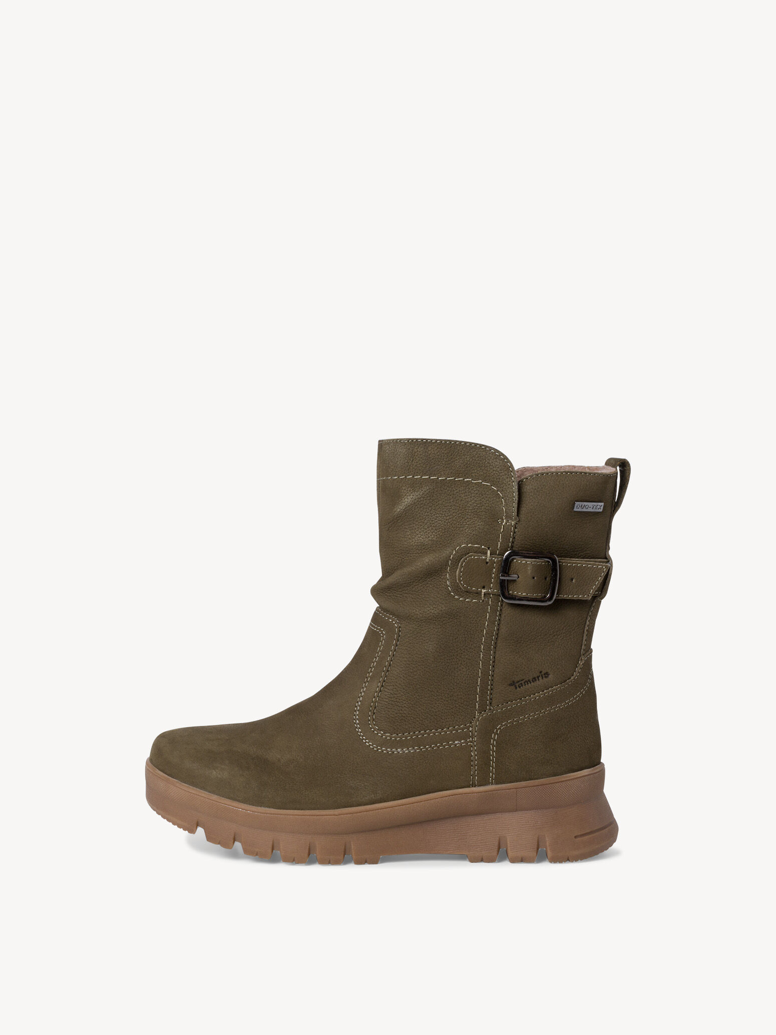 Bottine en cuir - vert