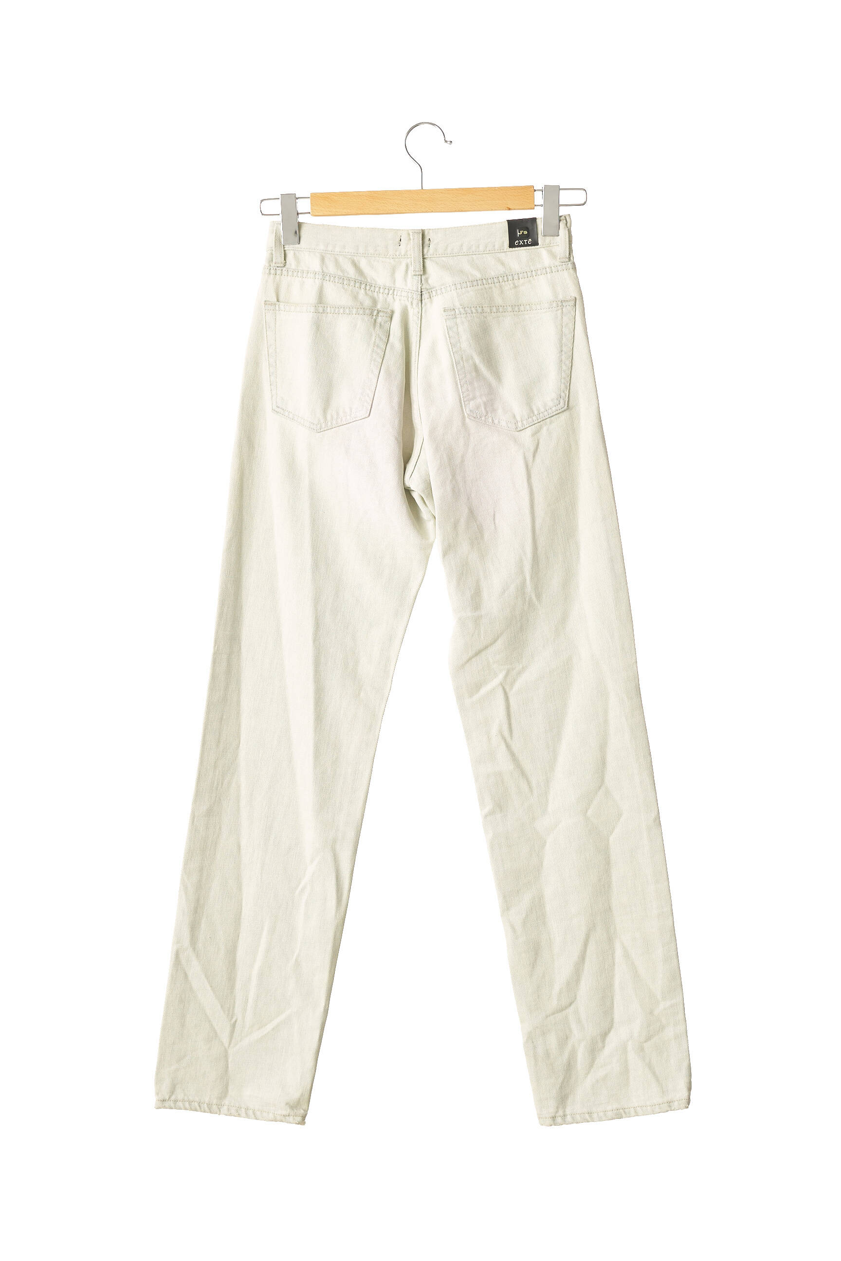 Exte Jeans Coupe Droite Femme couleur beige