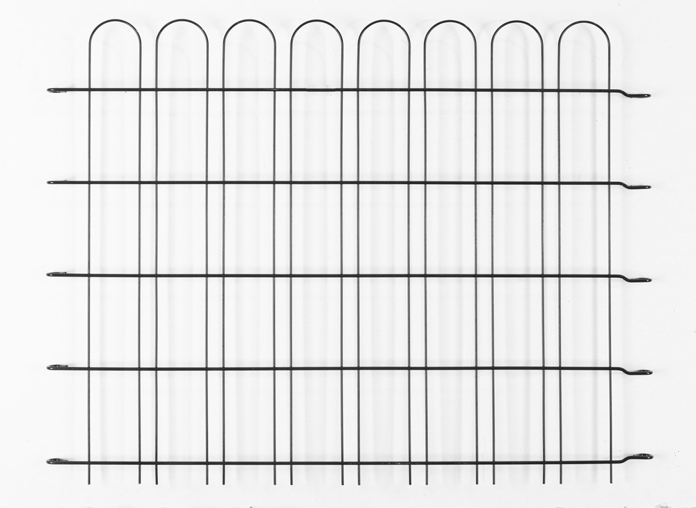 Powertec Garden Zaun-4er Set, ca. 1000 x 800 mm - Grau, 21FS01