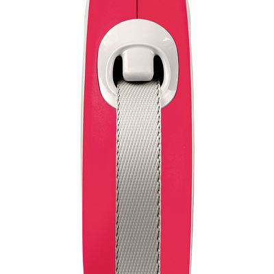 flexi New Comfort Gurt-Leine L rot, 8 m