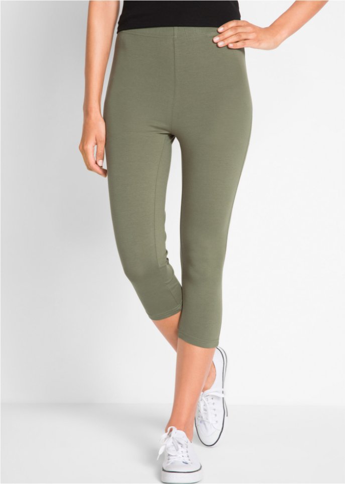 Stretch-Capri-Leggings (2er Pack)