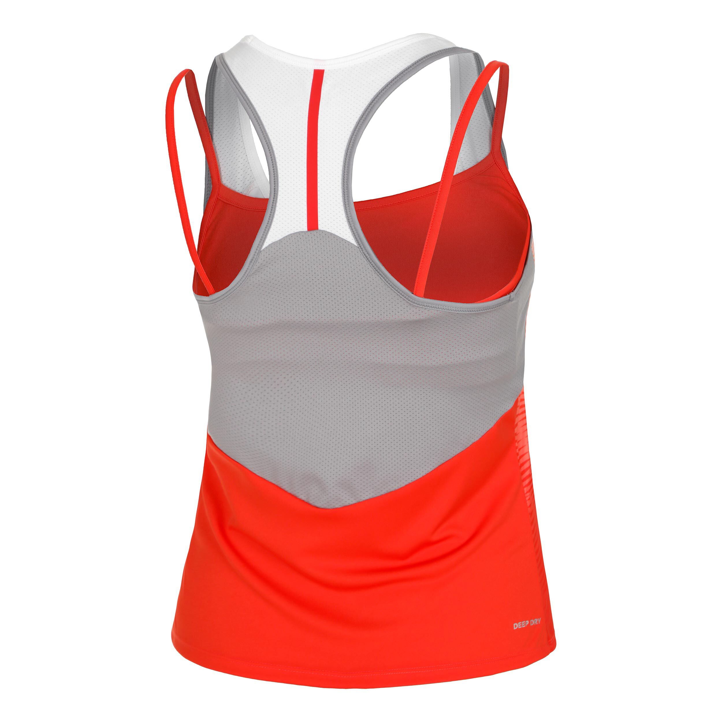 IV 2 Tank-Top Damen - Rot, Weiß