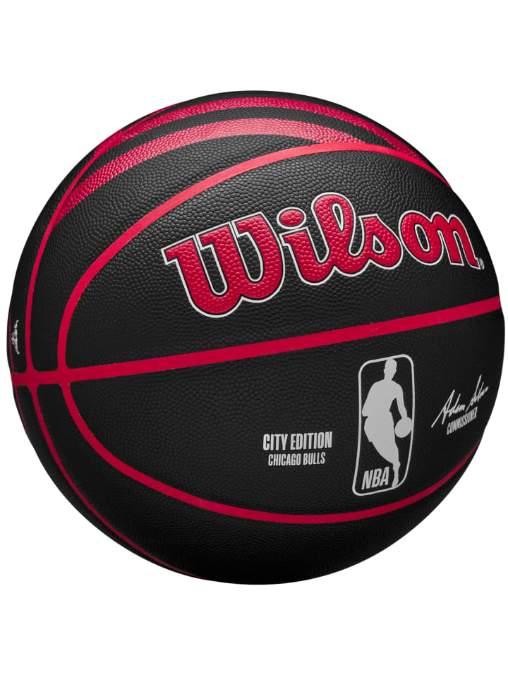 Wilson Wilson NBA Team City Collector Chicago Bulls In/Out Ball in Schwarz günstig kaufen 7
