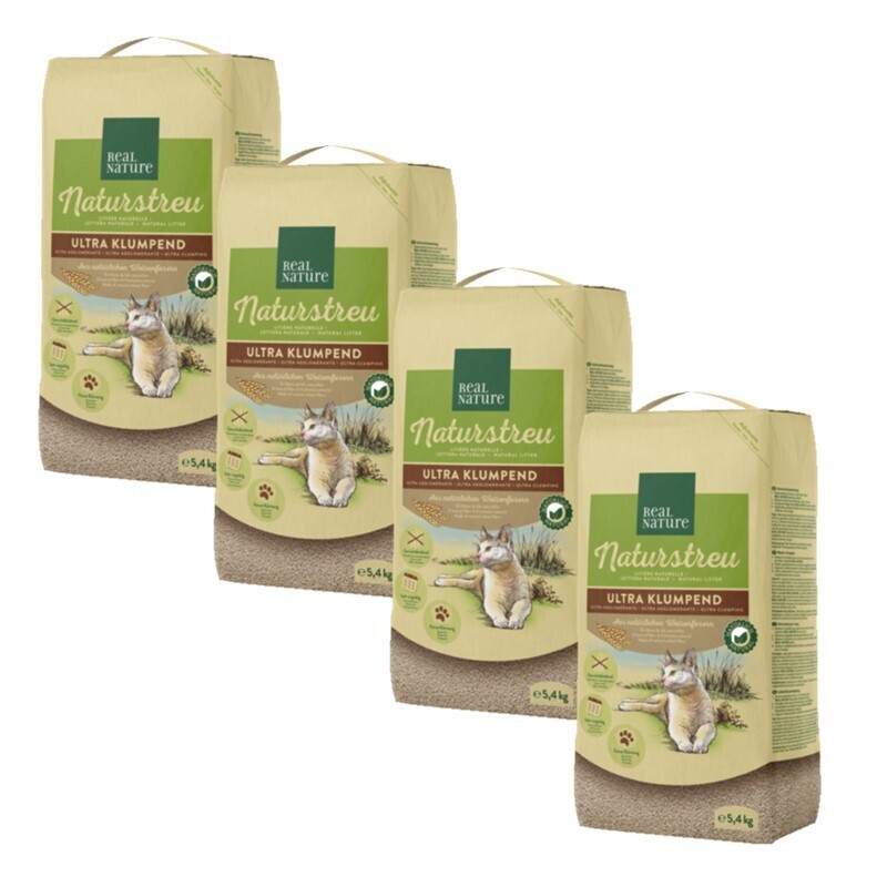 REAL NATURE Katzenstreu REAL NATURE Naturstreu 4x5,4 kg