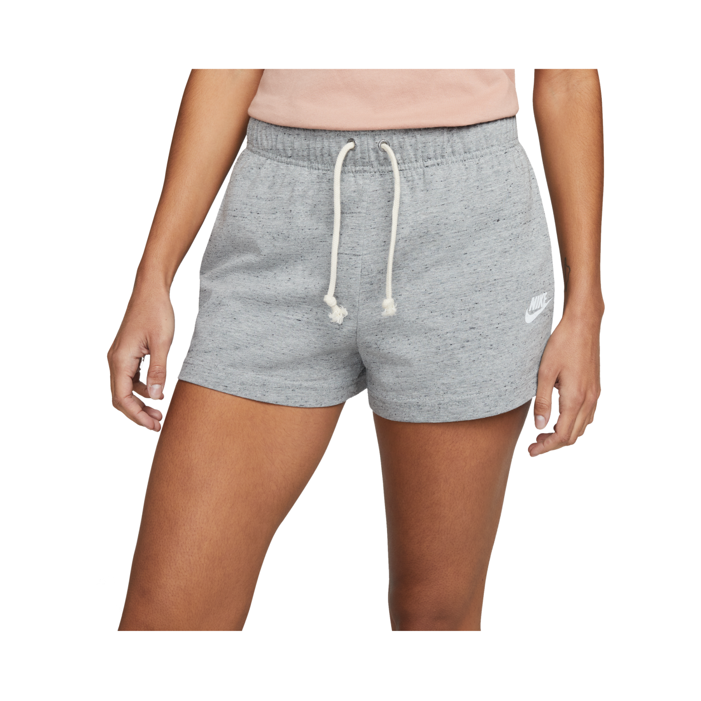 Nike Gym Vintage Short Damen Grau Weiss F063