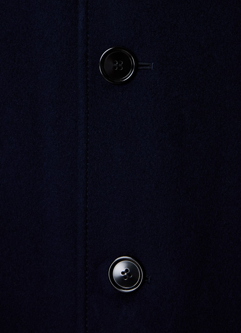 Cappotto AMI Paris Car in misto lana e cashmere con tasche laterali