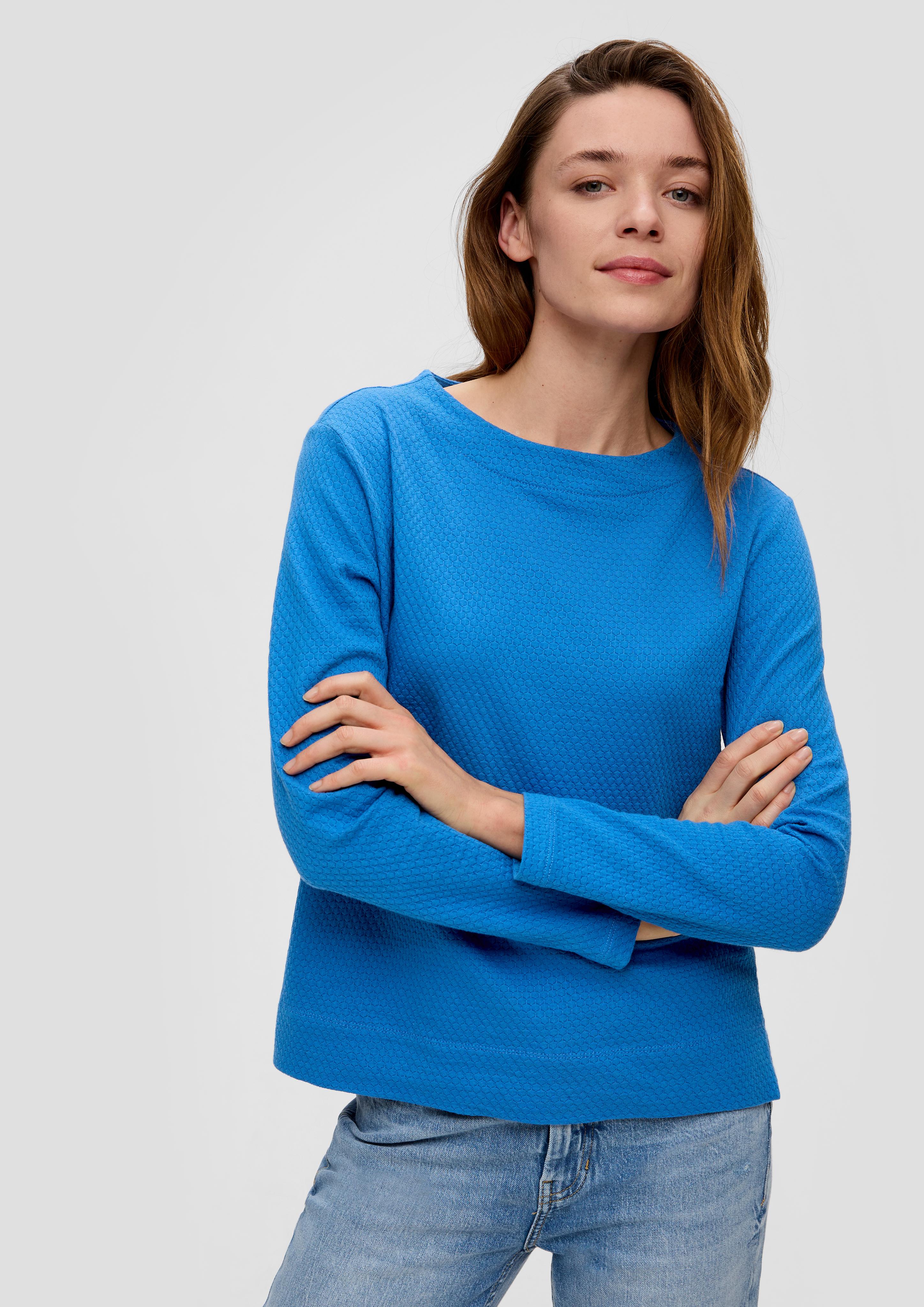 Sweatshirt mit Dobby-Struktur  2157755-5531