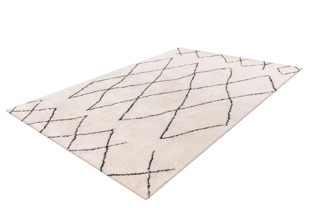 megusta Hochflor Teppich Elfenbein 80cm x 150cm