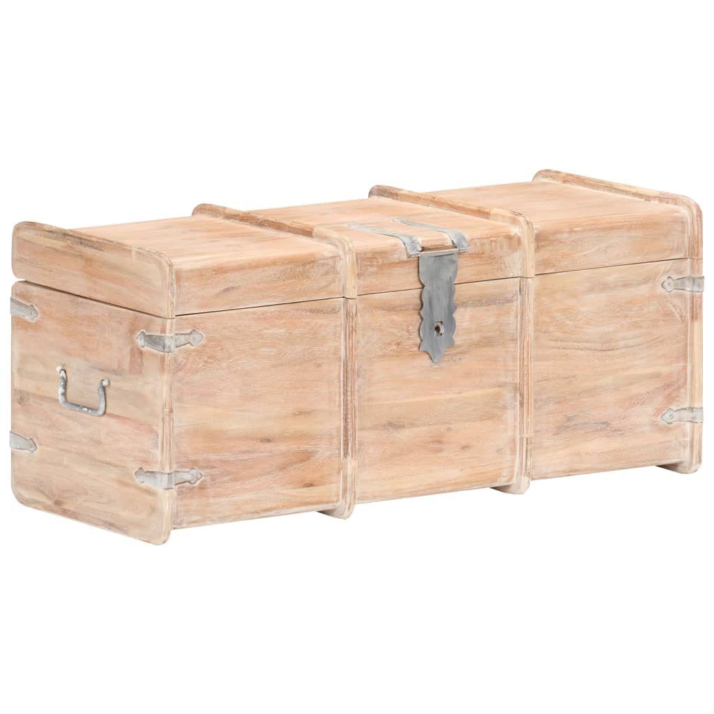 vidaXL Aufbewahrungsbox Holztruhe 90x40x40 cm Akazie Massivholz (1 St)