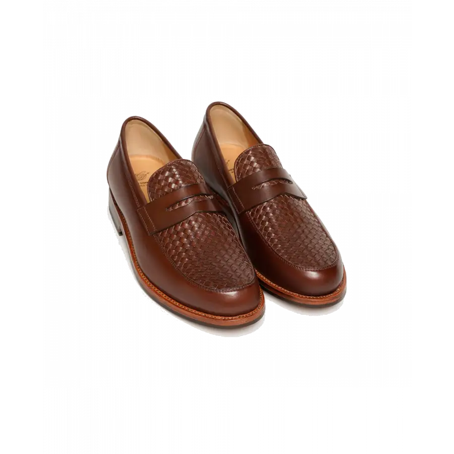 Heinrich Dinkelacker - Loafer WIEN PLAIN AC Antikcalf - braun