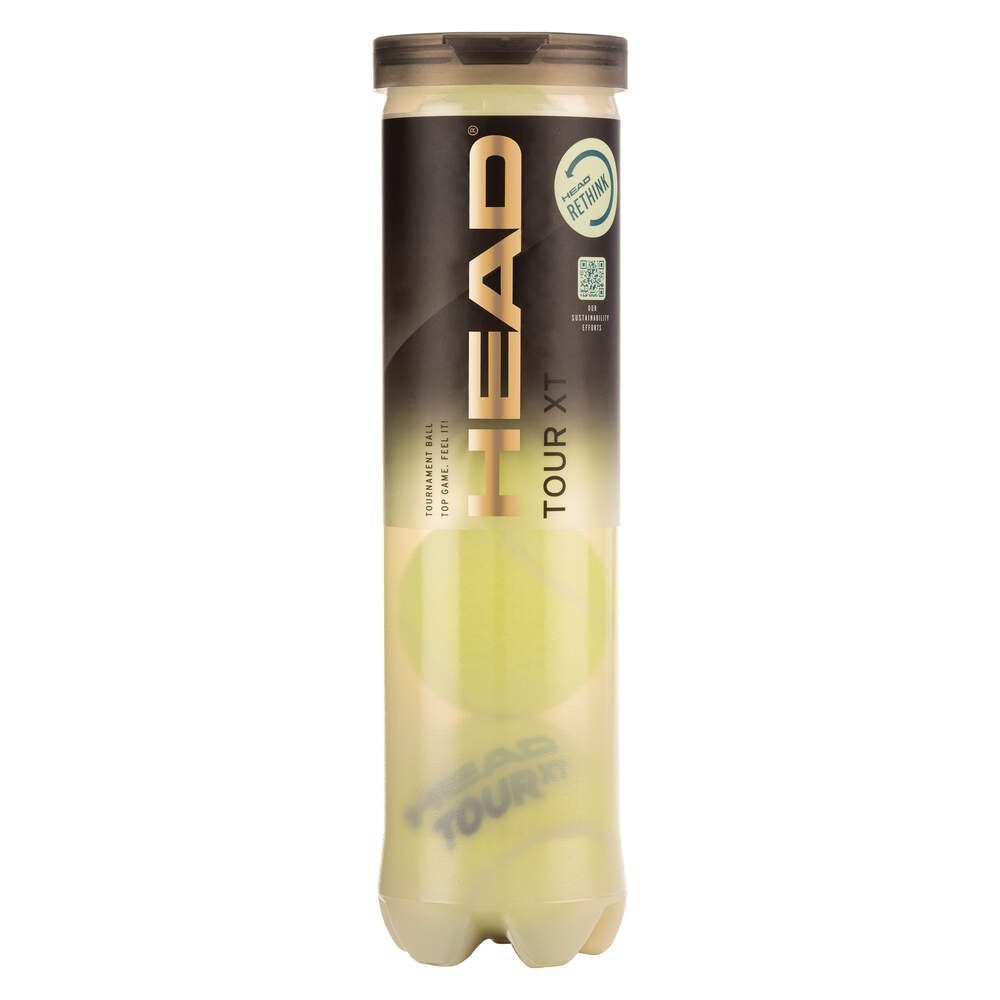 Head Tennisball HEAD Tour XT Tournament Tennisball 1 Dose mit 4 Tennisbälle