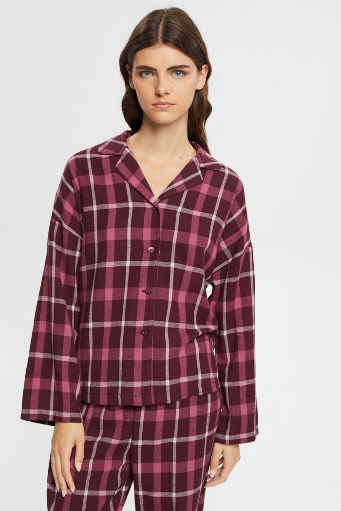 Pyjama-Set aus kariertem Flanell
