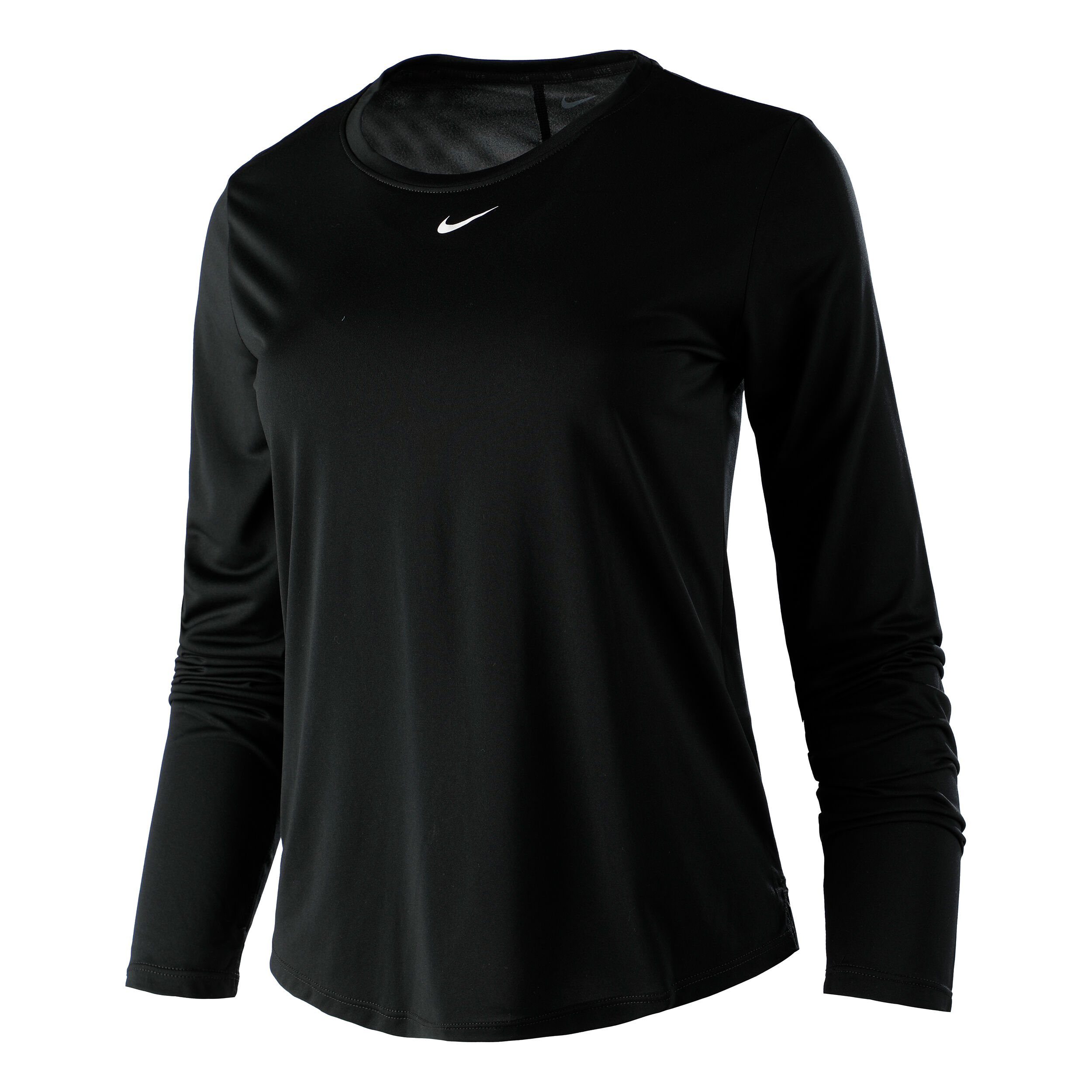 Dri-Fit One Standard Fit Longsleeve Damen - Schwarz, Weiß