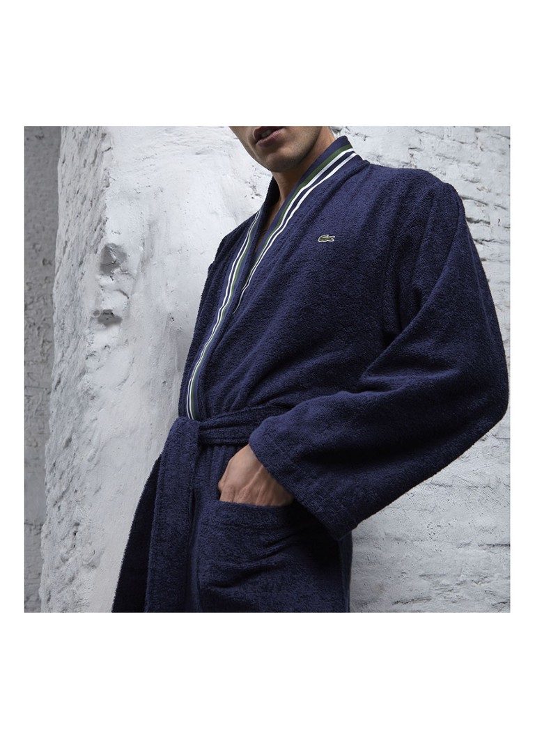 Lacoste Club bathrobe made of organic cotton