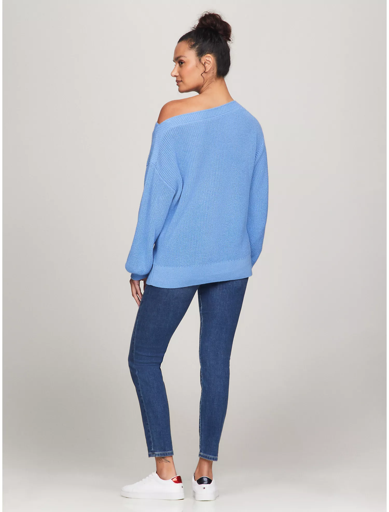 Ribbed Boatneck Sweater
