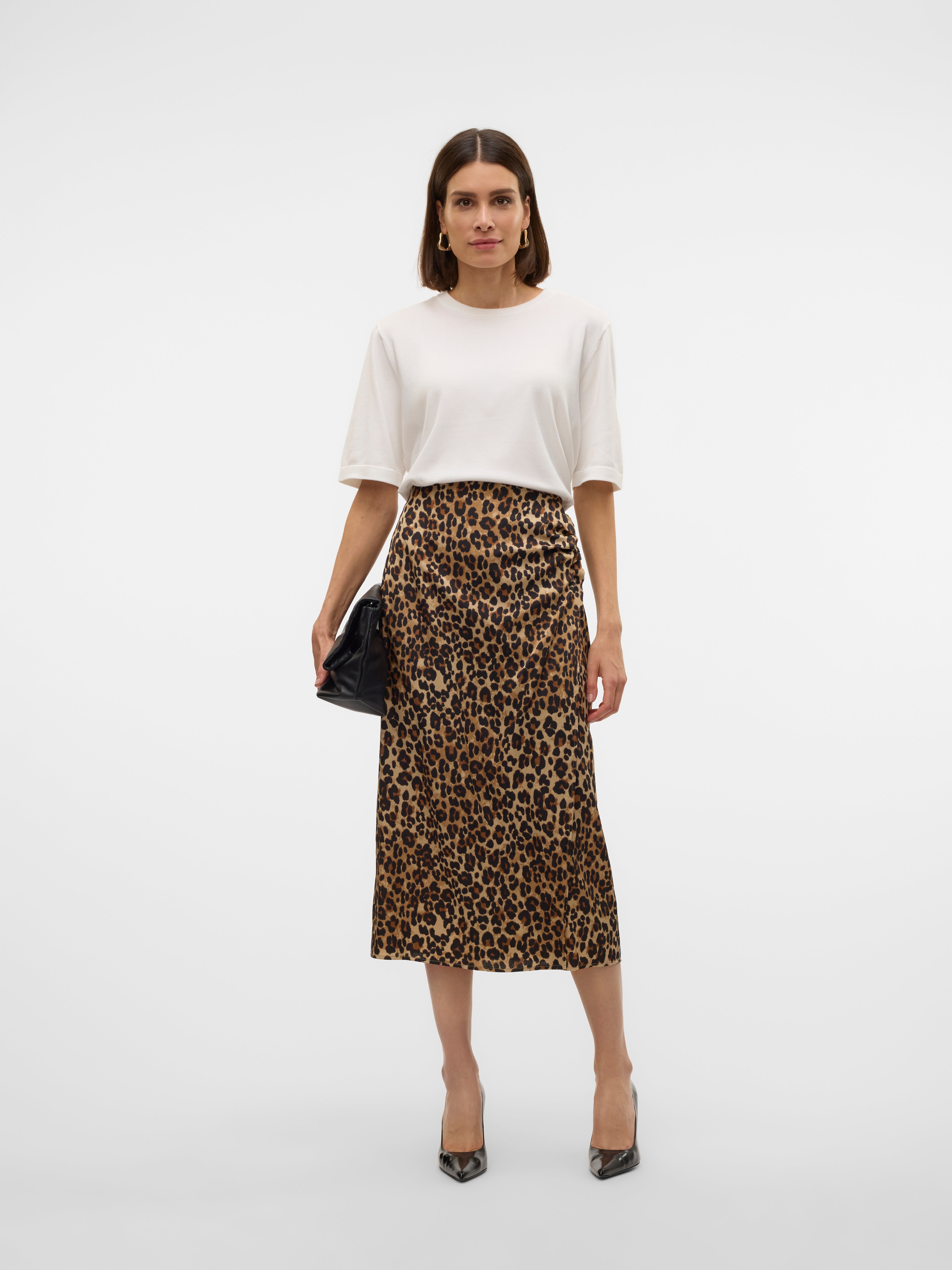 VMVERENA Hohe Taille Langer Rock