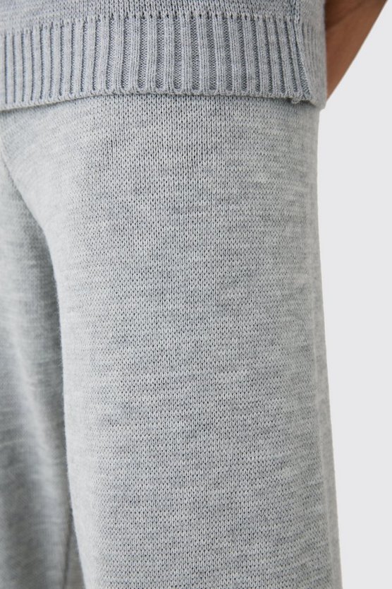 Lockere Strick-Hose