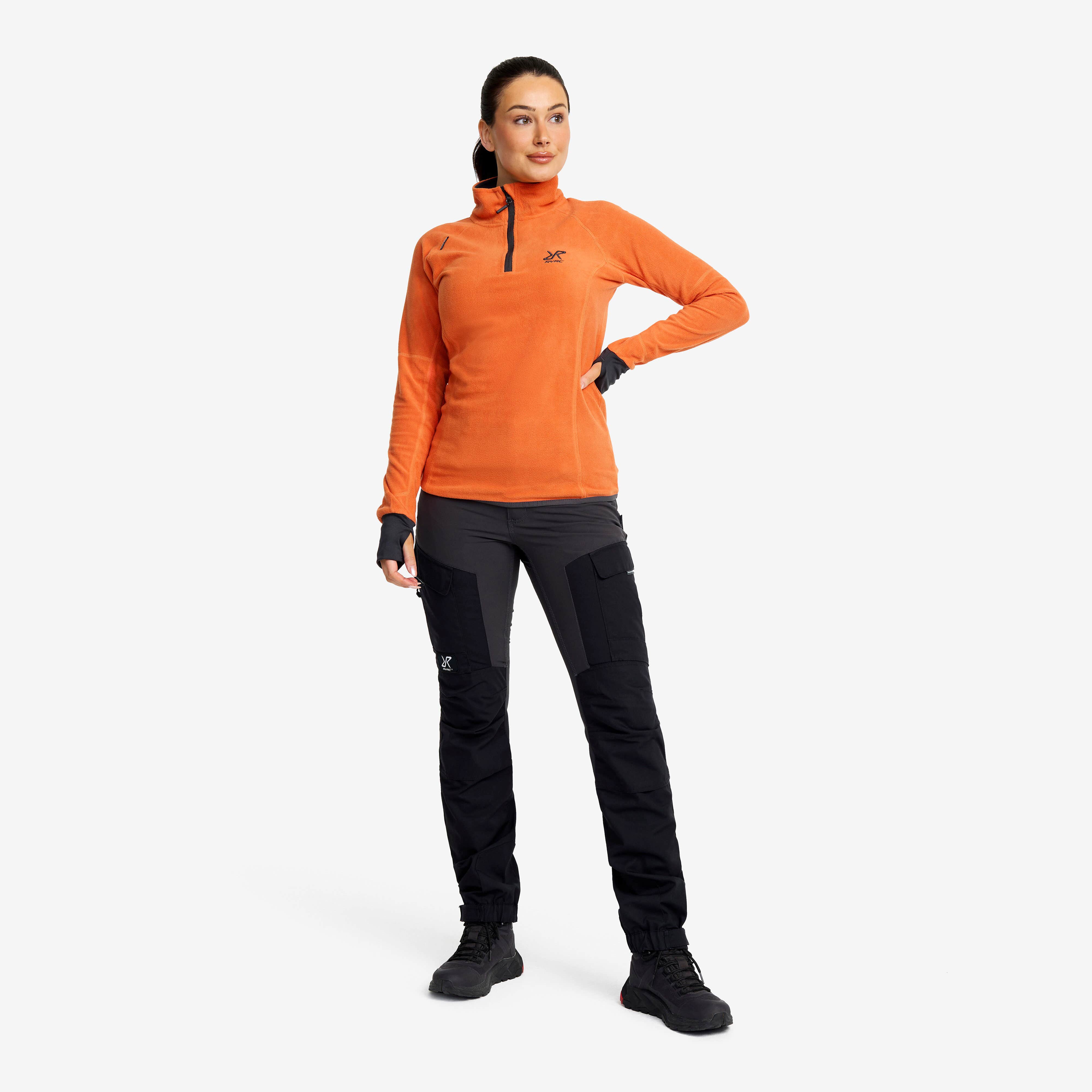 Trekker Fleece Femme Apricot Orange