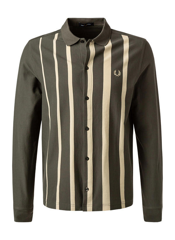 Fred Perry, Polo-Shirt, Baumwoll-Piqué, oliv