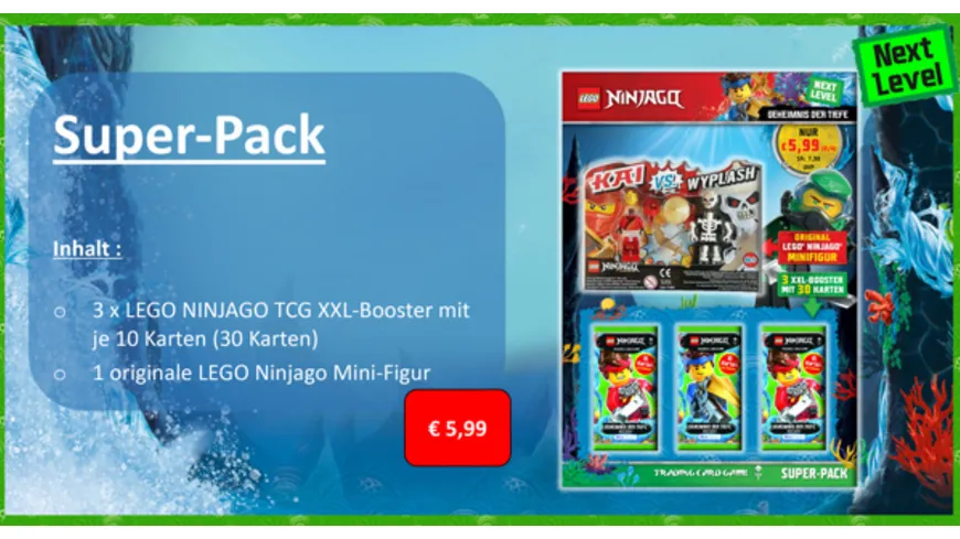 Blue Ocean - Lego Ninjago serie 7 NEXT LEVEL SUPER-PACK