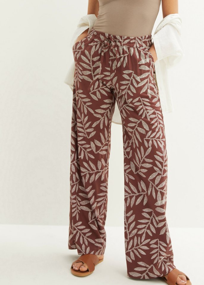 Bedruckte Palazzo-Hose