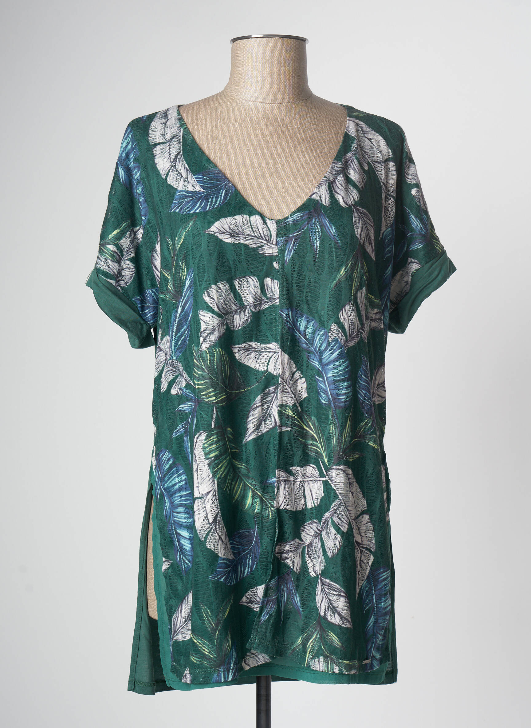 Salsa Tuniquemanchecourte Femme couleur vert