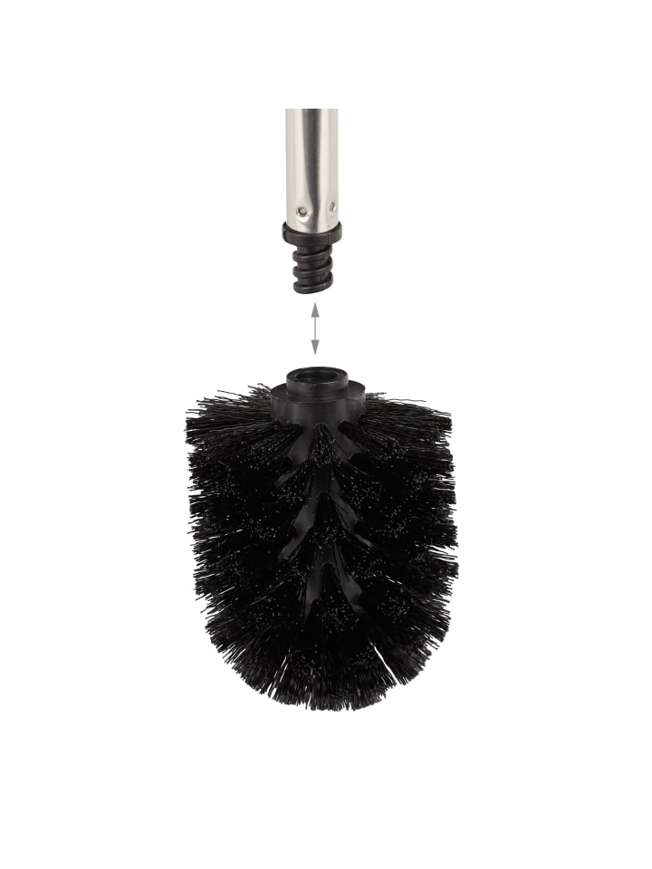 relaxdays 2x Toilettenbürste in Schwarz - (H)35 x Ø 8 cm günstig kaufen onesize