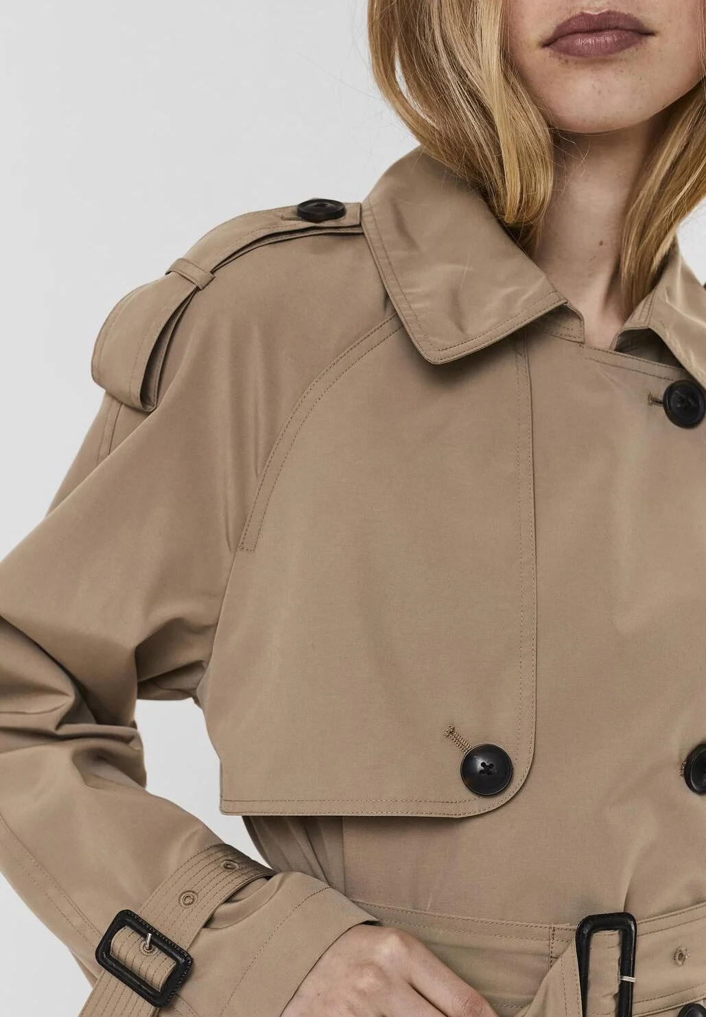 Vero Moda Petite VMRAMONNA LONG PETITE - Gabardina