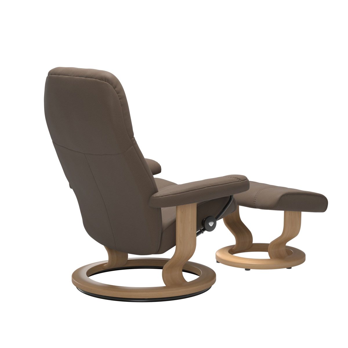 Stressless Sessel Consul M Classic mit Hocker Braun