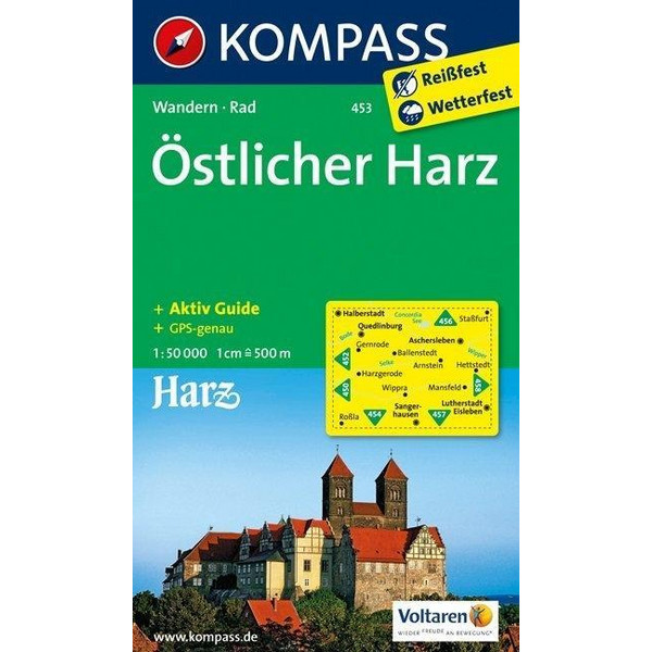Östlicher Harz 1 : 50 000 - Wanderkarte