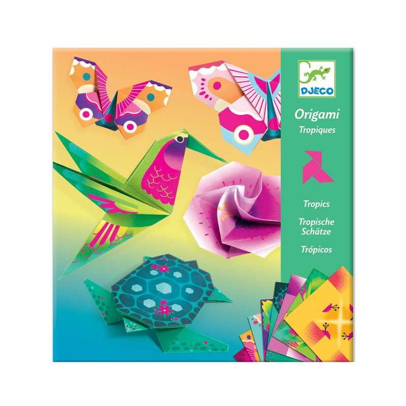 Pochette Origami Tropiques Djeco