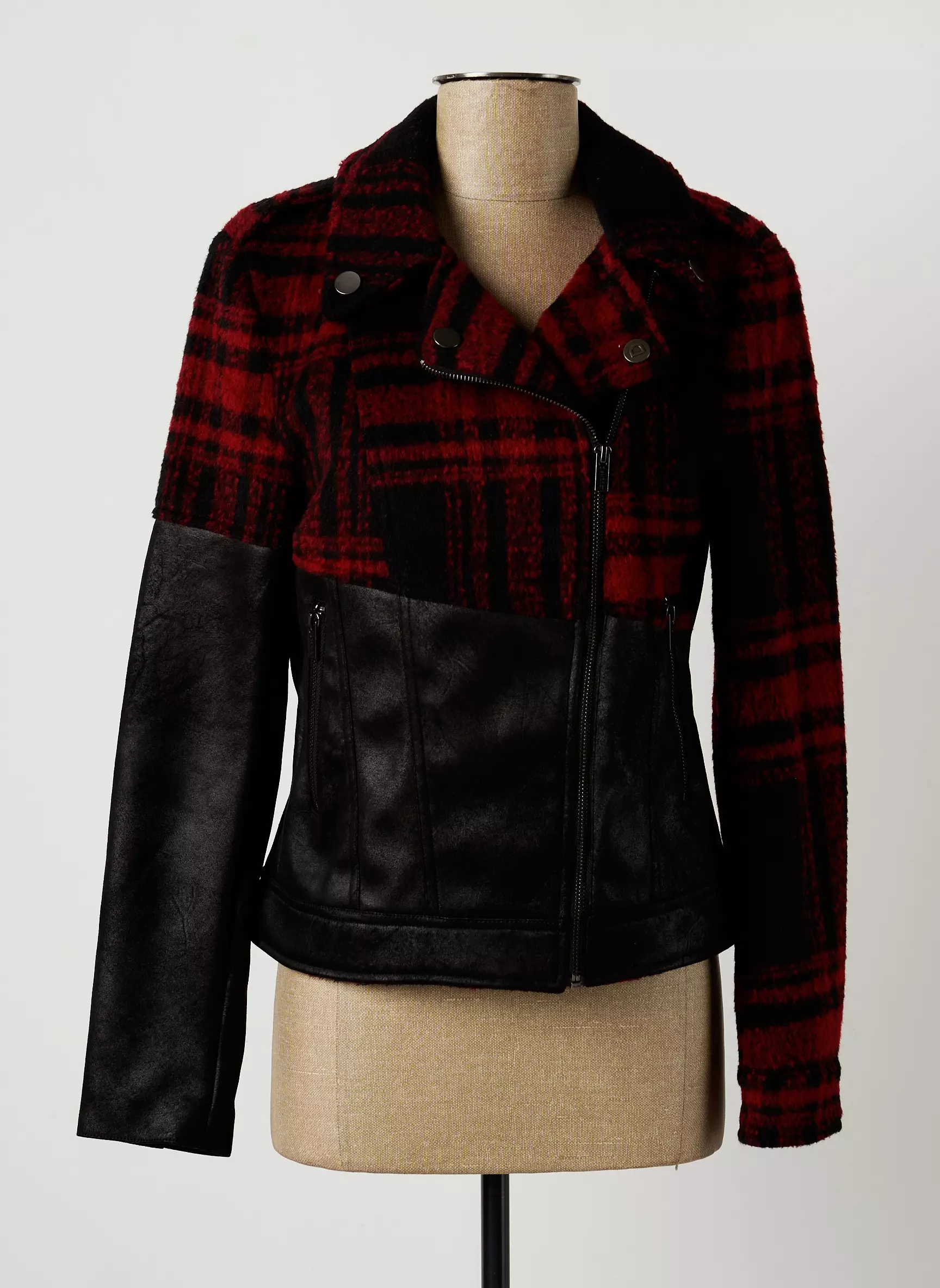 Desigual Vestesimilicuir Femme couleur noir