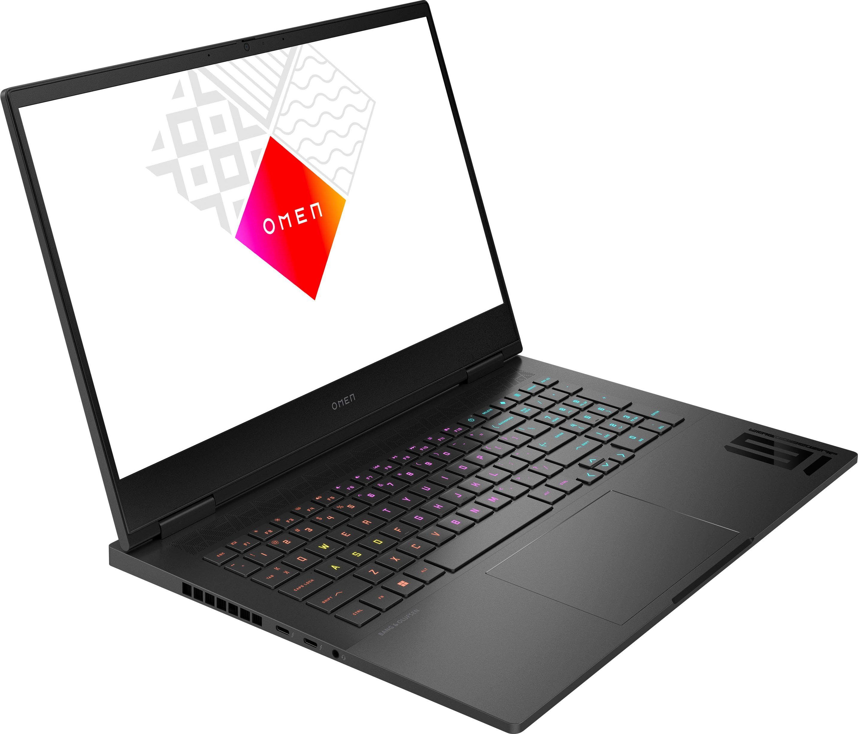 HP Omen 16-wf0078ng Gaming-Notebook (40,9 cm/16,1 Zoll, Intel Core i7 13700HX, GeForce RTX 4080, 2000 GB SSD)