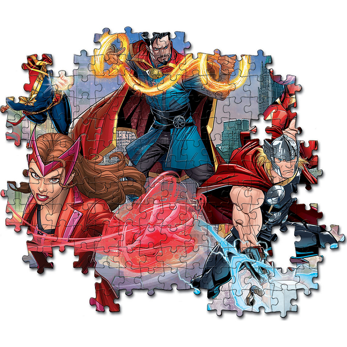 Glitter Puzzle - Marvel Avengers, 104 Teile