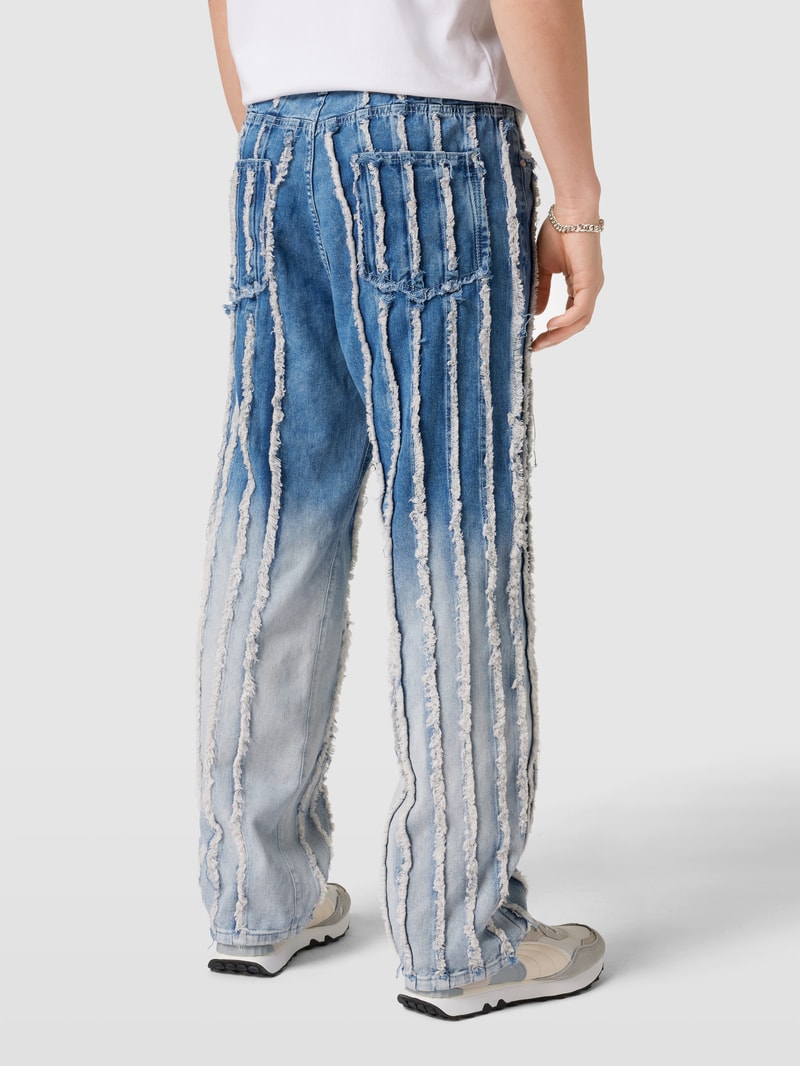 Jeans mit Farbverlauf in jeans