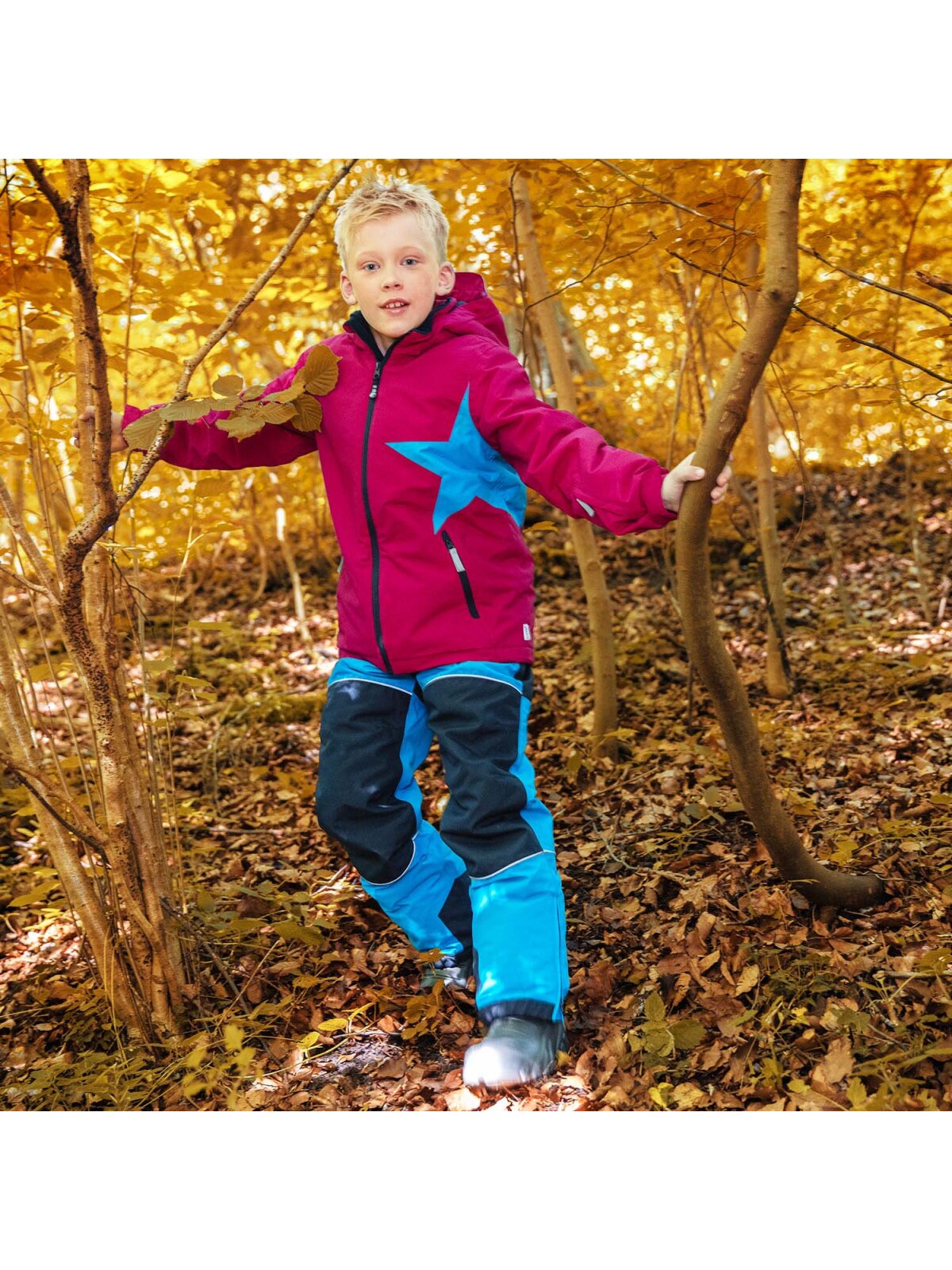 Schneejacke Stern Kids, traube