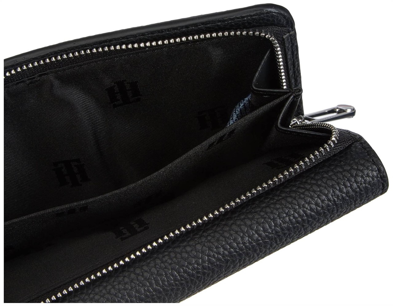 TOMMY HILFIGER Handtaschen schwarz TH ELEMENT LARGE FLAP WALLET