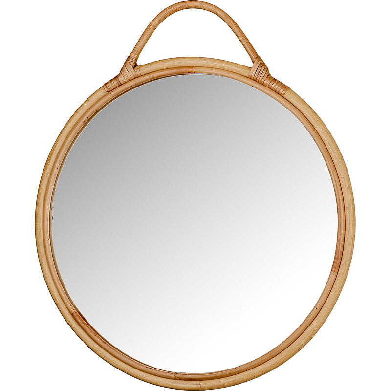 Home Speil ø 60 cm m/rattan ramme