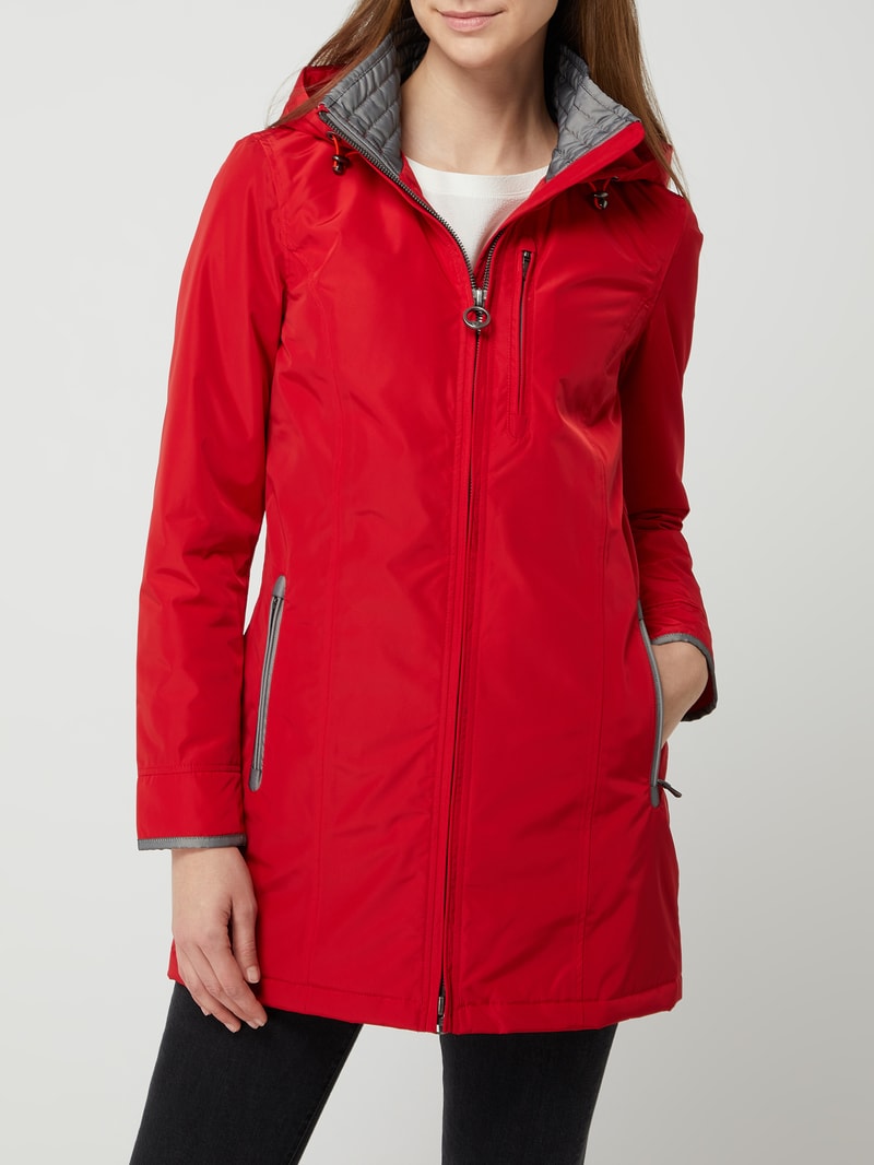 Jacke mit Label-Detail Modell 'STOCKHOLM' in rot