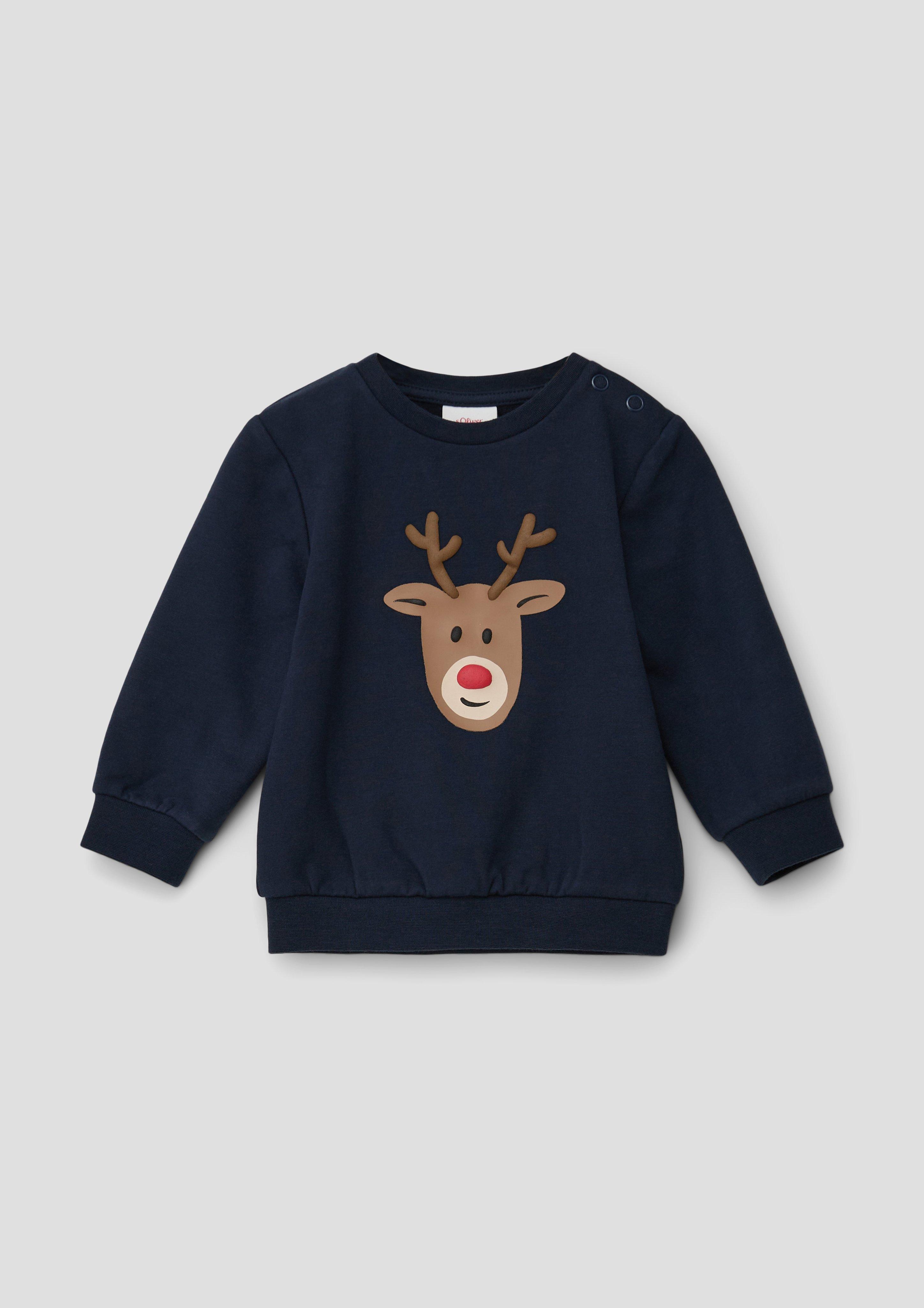Sweatshirt mit gummiertem Print  2140795-5952