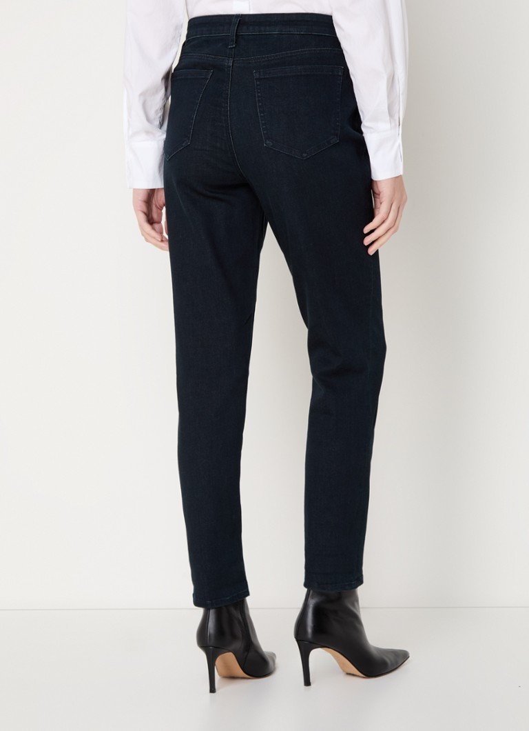 Blugi skinny cu talie înaltă NYDJ Margot, culoare închisă, cu aspect uzat
