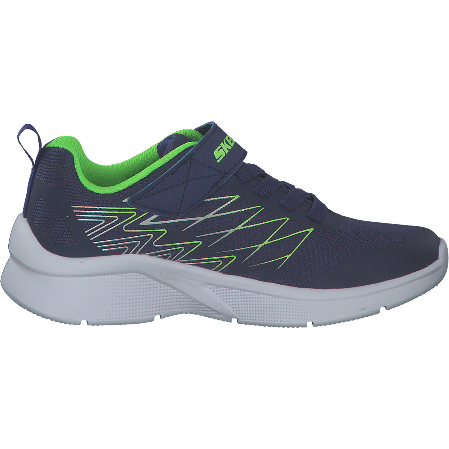 Skechers 403770L, Sneakers Low, Kinder, NVLM navy/lime/silver