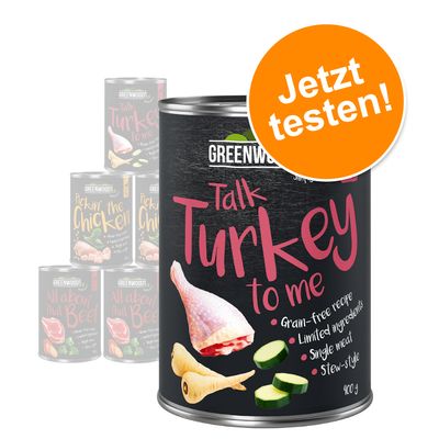 Gemischtes Probierpaket Greenwoods  6 x 400 g