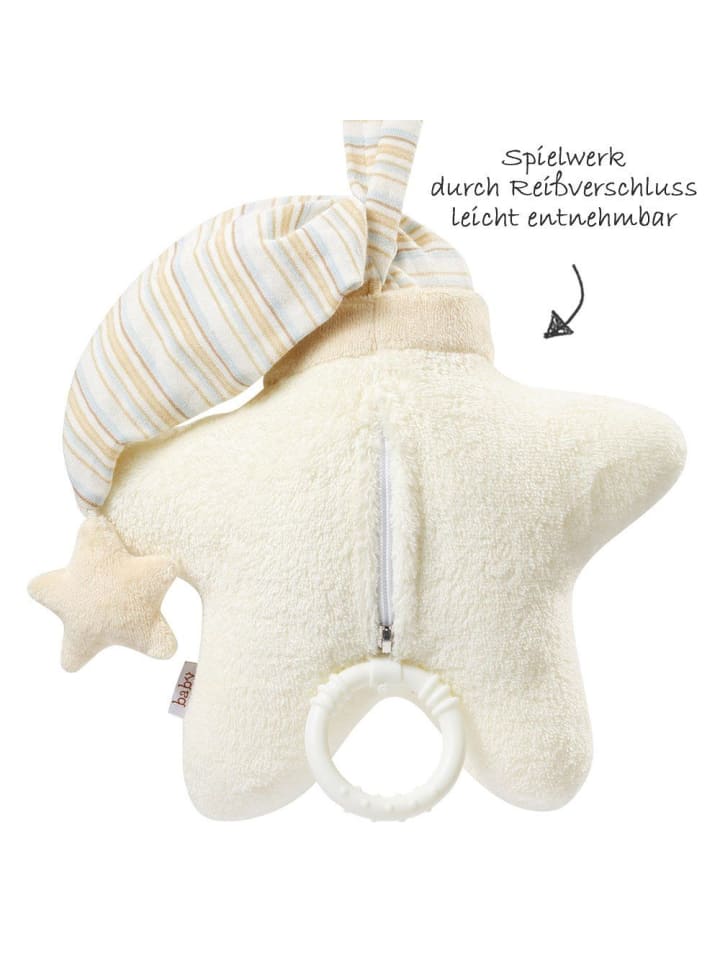 Fehn Spieluhr Stern mit Mütze - Baby Love in beige günstig kaufen onesize