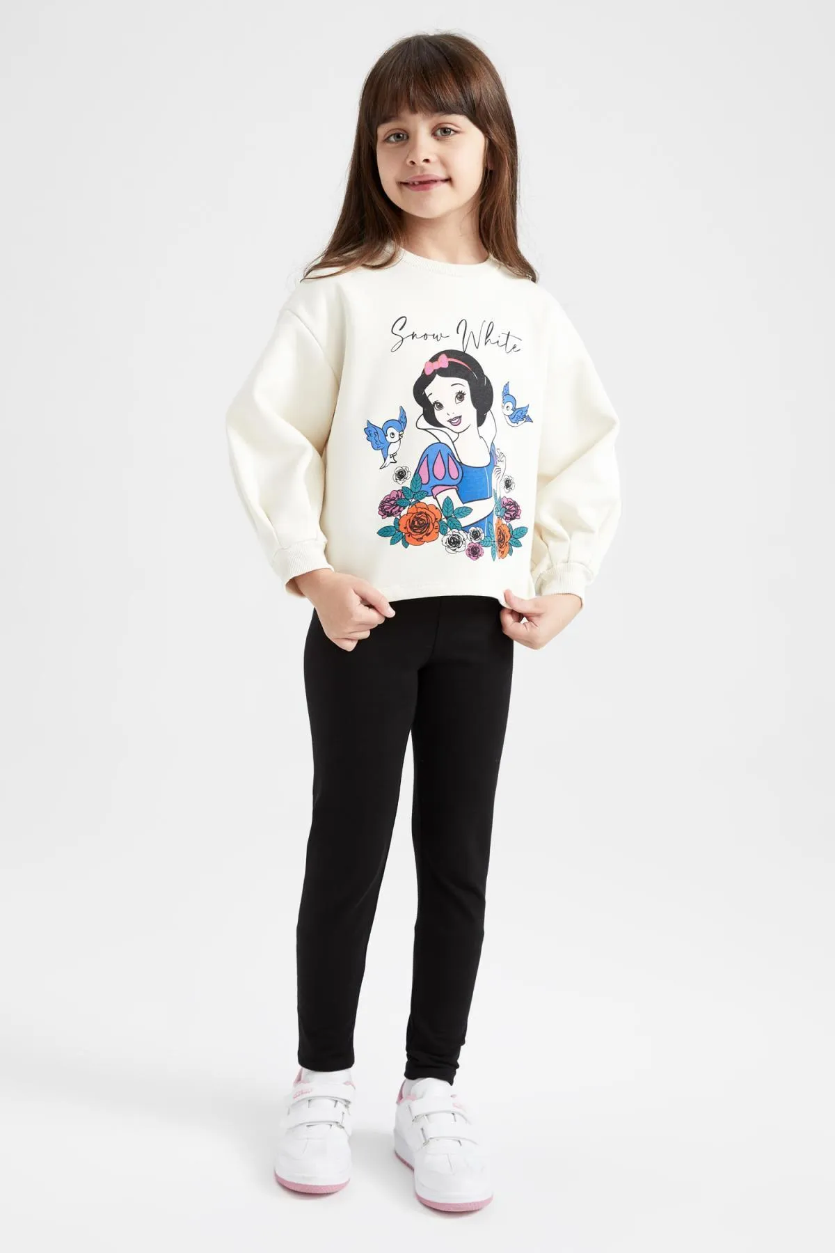 DeFacto  Mädchen-Disney-Prinzessin-Oversize-2-teiliges Set