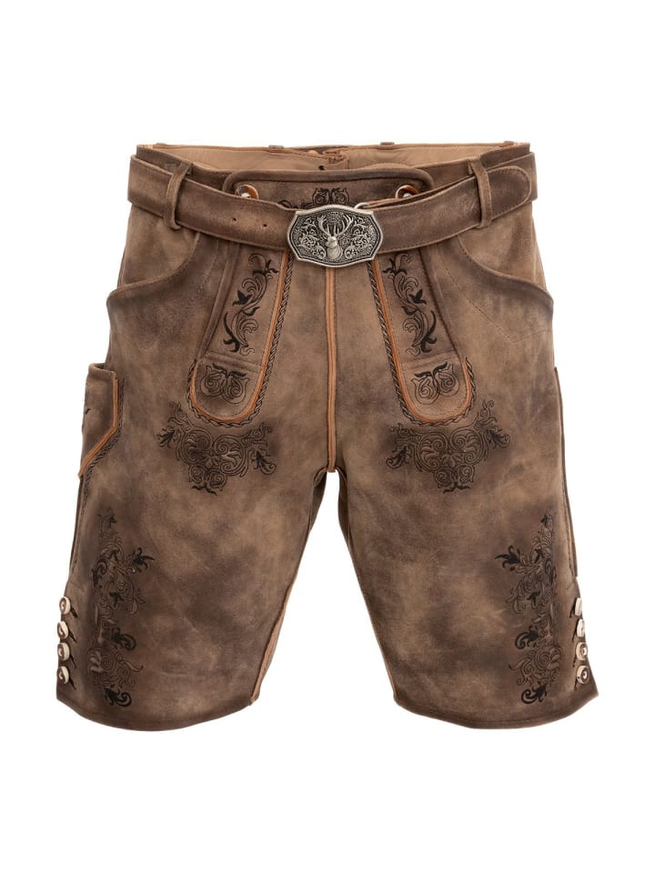 MADDOX Lederhose ALTREI in hellbraun günstig kaufen