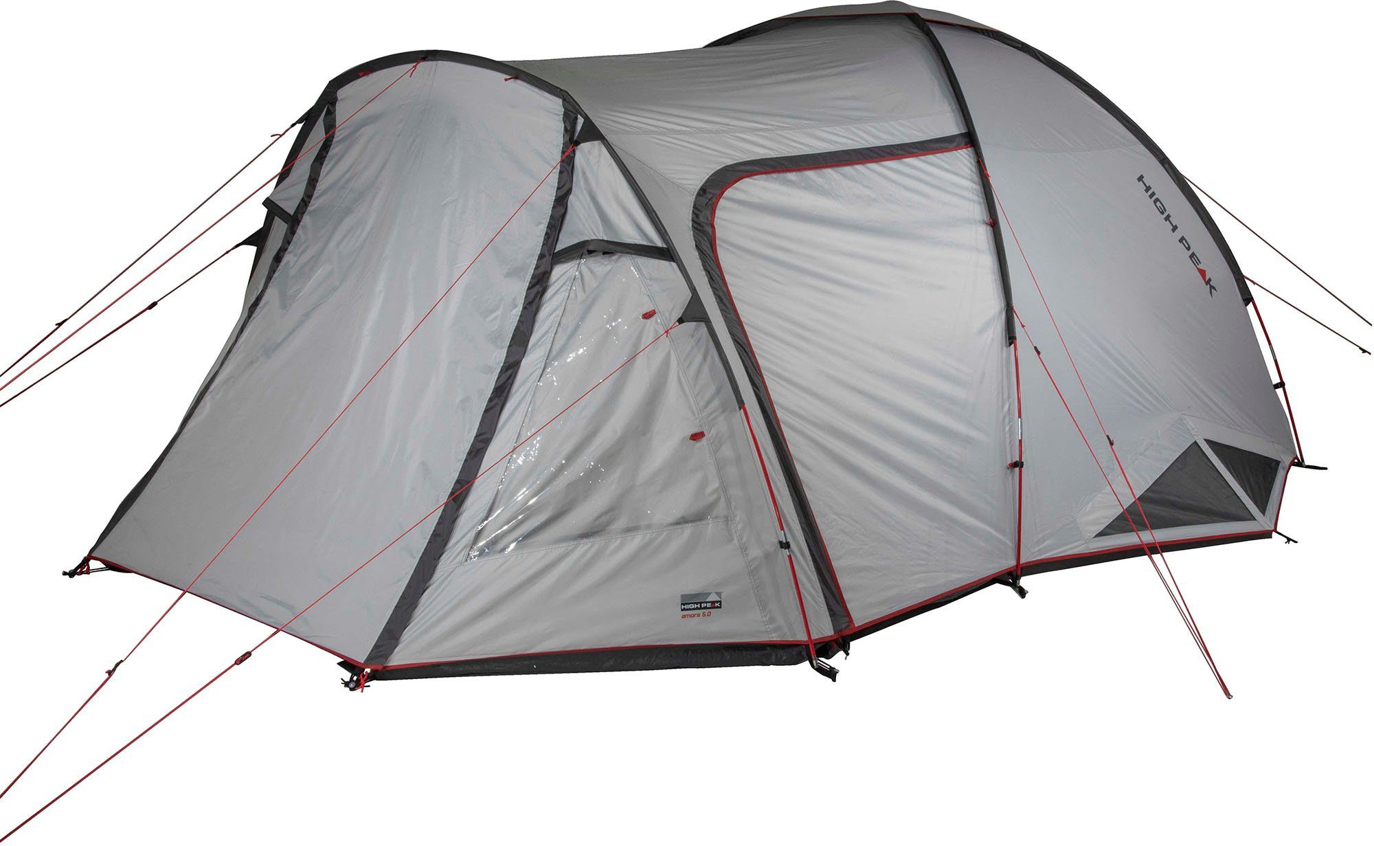 High Peak Kuppelzelt Zelt Amora 5.0, Personen: 5 (mit Transporttasche)