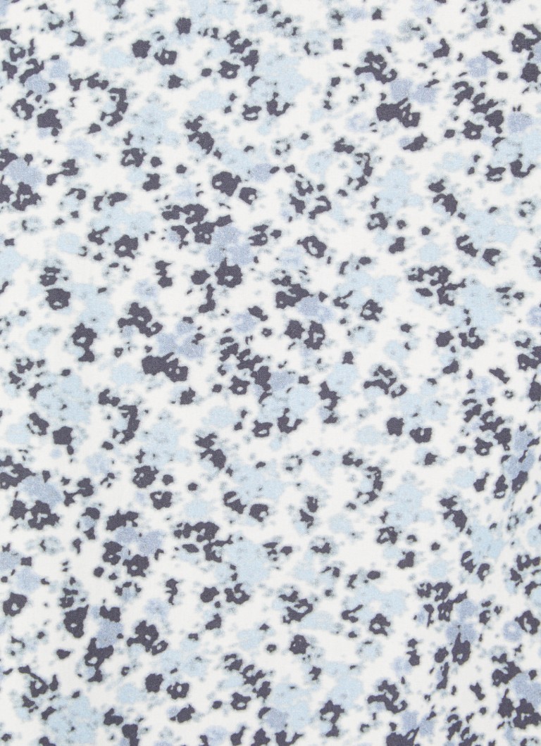 Ganni  Top van biologisch katoen met strikdetails en pofmouw